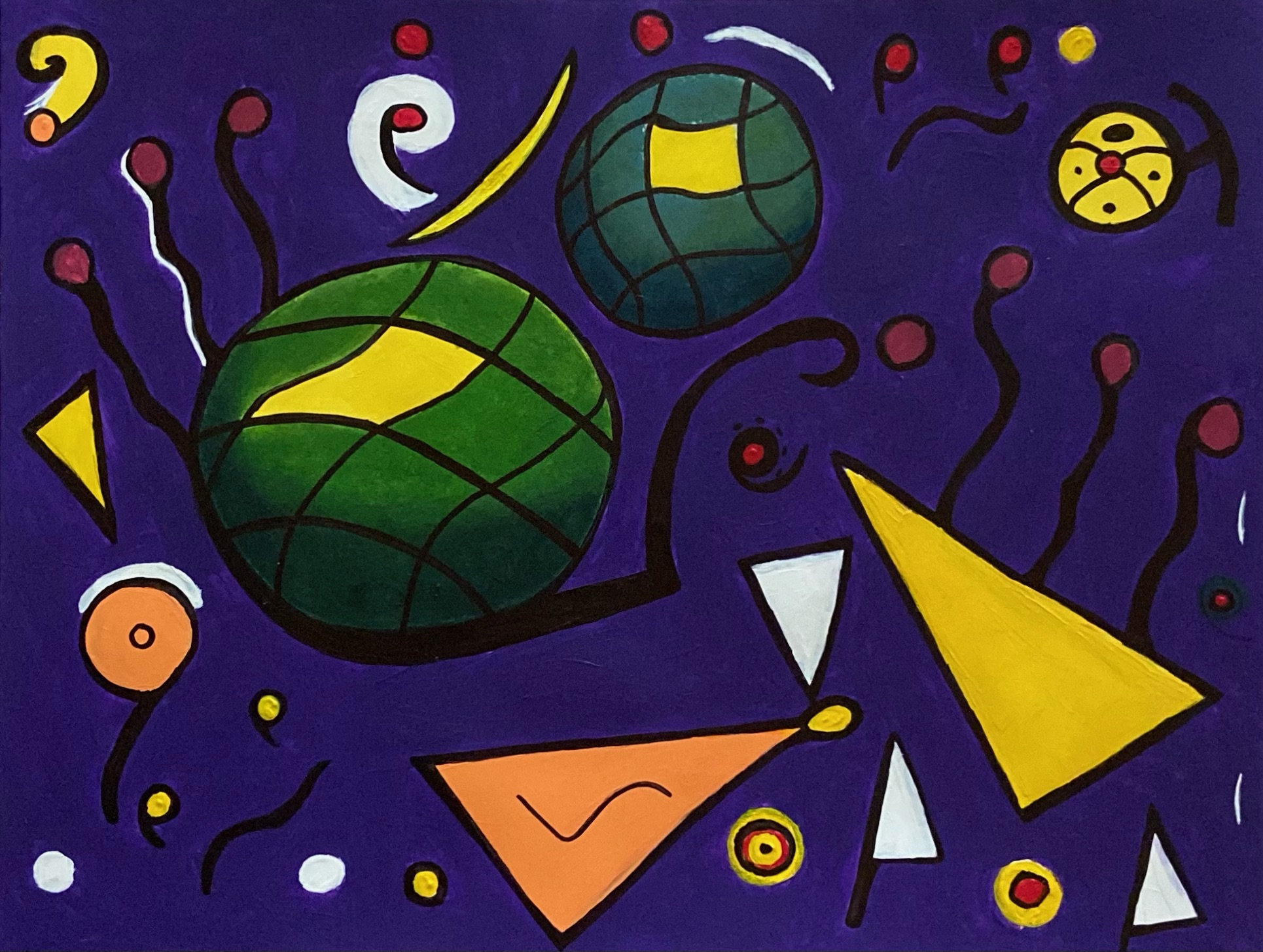 Joan Miro Inspired Piece