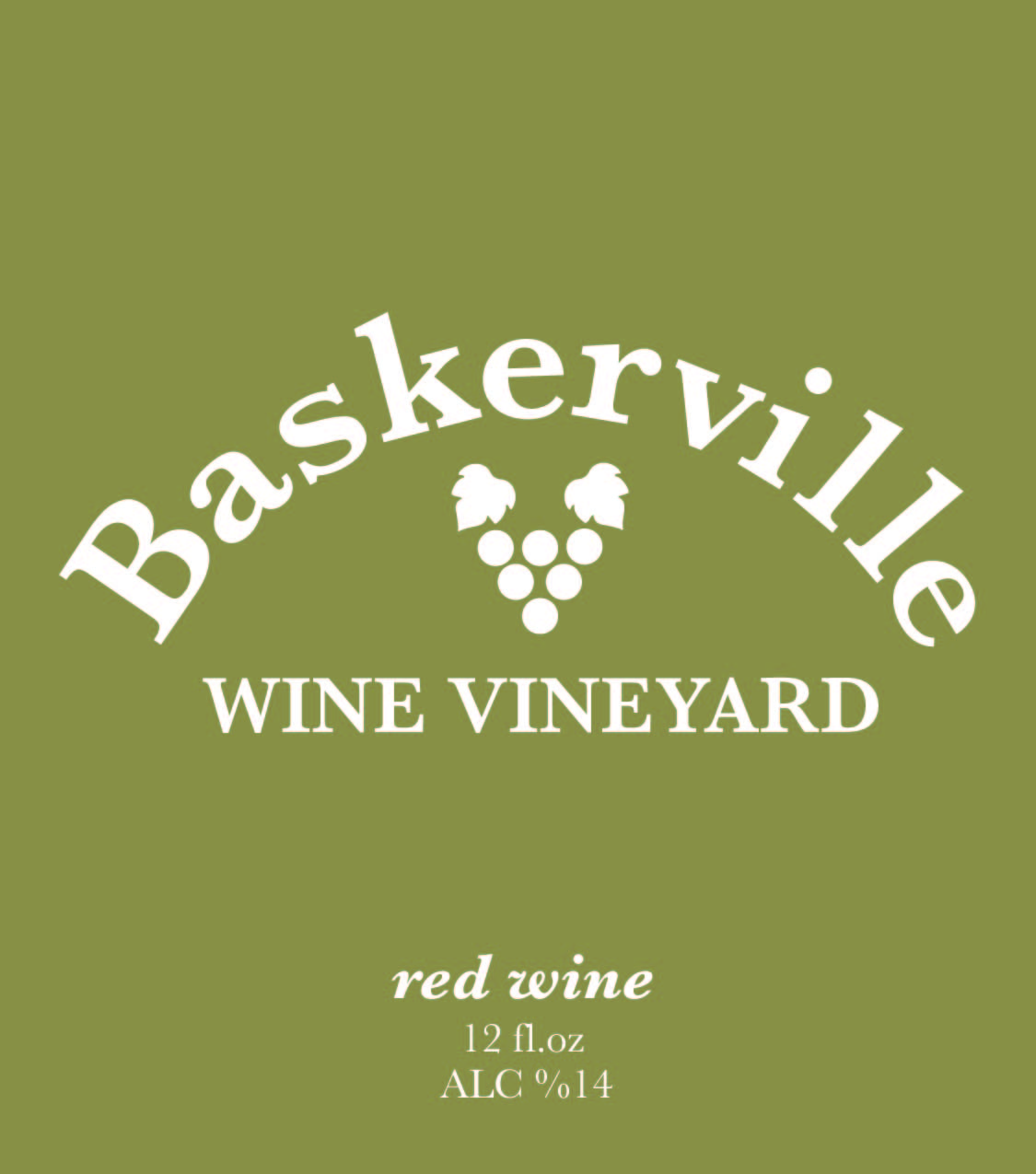 Baskerville Wine Label (Main)
