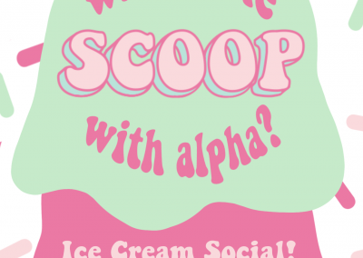 Ice Cream Social Poster