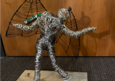 Winged Wire Figure