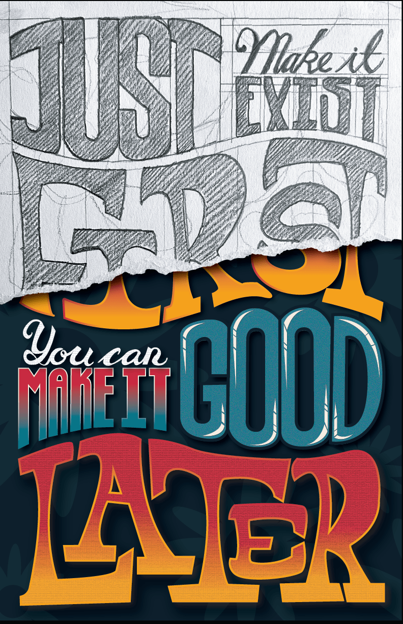 Quote poster