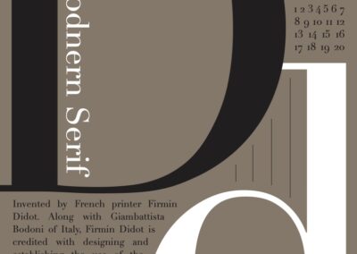 Didot Typography Poster